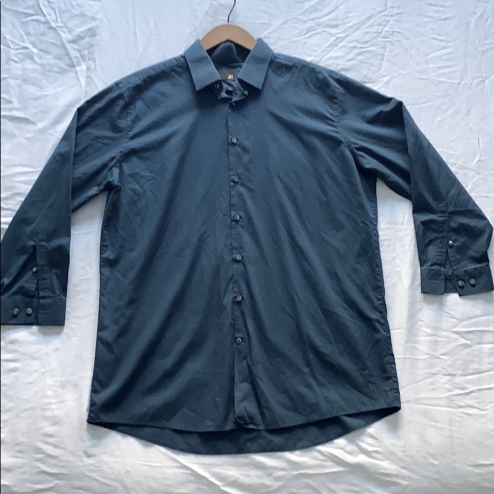 J. Ferrar Slim Fit Button-Up Shirt